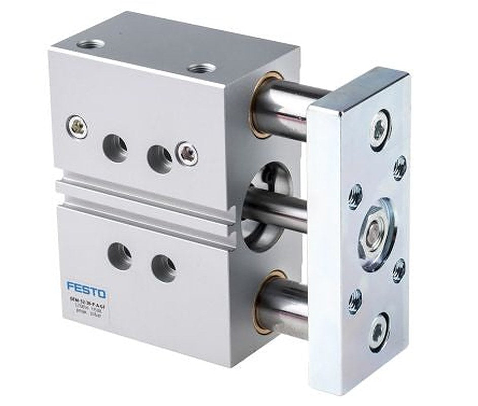 Festo Pneumatic Guided Cylinder - 170856 32 mm Bore, DFM Series, 30 mm Double Acting Acting