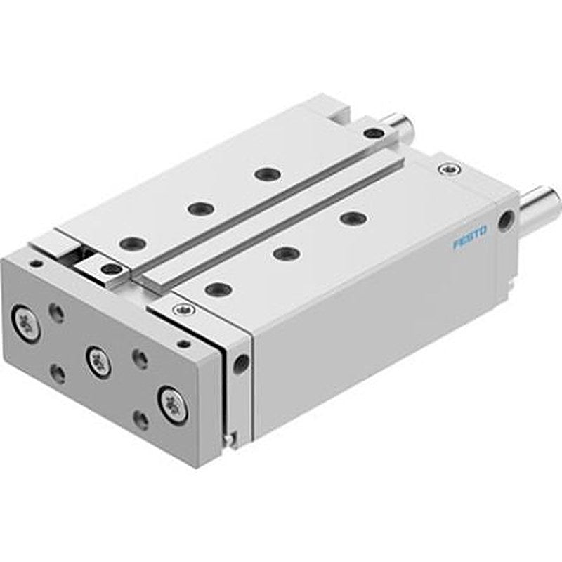 Festo Pneumatic Guided Cylinder - DFM-40-100-B-PPV-A-GF 40 mm Bore, DFM Series, 100 mm Double Acting Acting