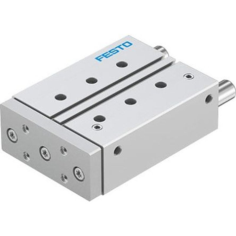 Festo Pneumatic Guided Cylinder - DFM-40-100-P-A-GF-F1A 40 mm Bore, DFM Series, 100 mm Double Acting Acting