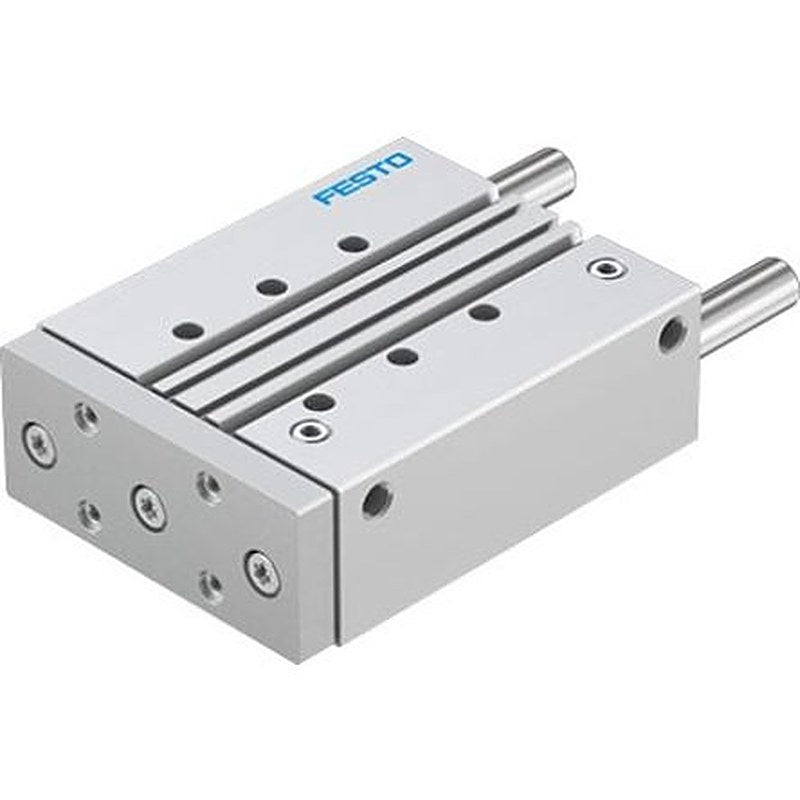 Festo Pneumatic Guided Cylinder - DFM-50-125-P-A-KF-F1A 50 mm Bore, DFM Series, 125 mm Double Acting Acting