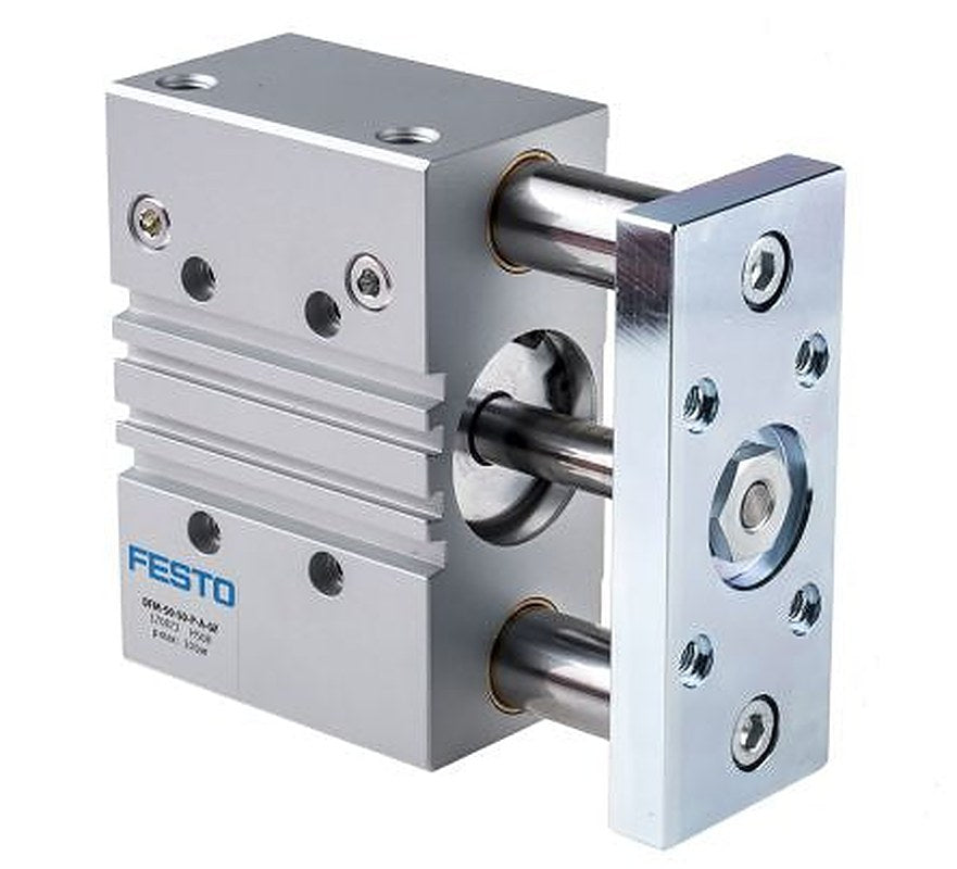 Festo Pneumatic Guided Cylinder - 170872 50 mm Bore, DFM Series, 50 mm Double Acting Acting
