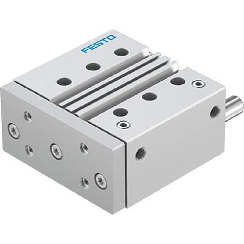 Festo Pneumatic Guided Cylinder - DFM-63-80-P-A-KF-F1A 63 mm Bore, DFM Series, 80 mm Double Acting Acting