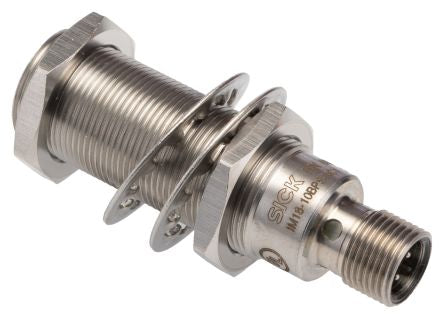 SICK IM18-10BPS-NC1 Threaded Barrel Inductive Proximity Sensor, M18 x 1 PNP IM 30V 10 mm 30 V dc 200mA