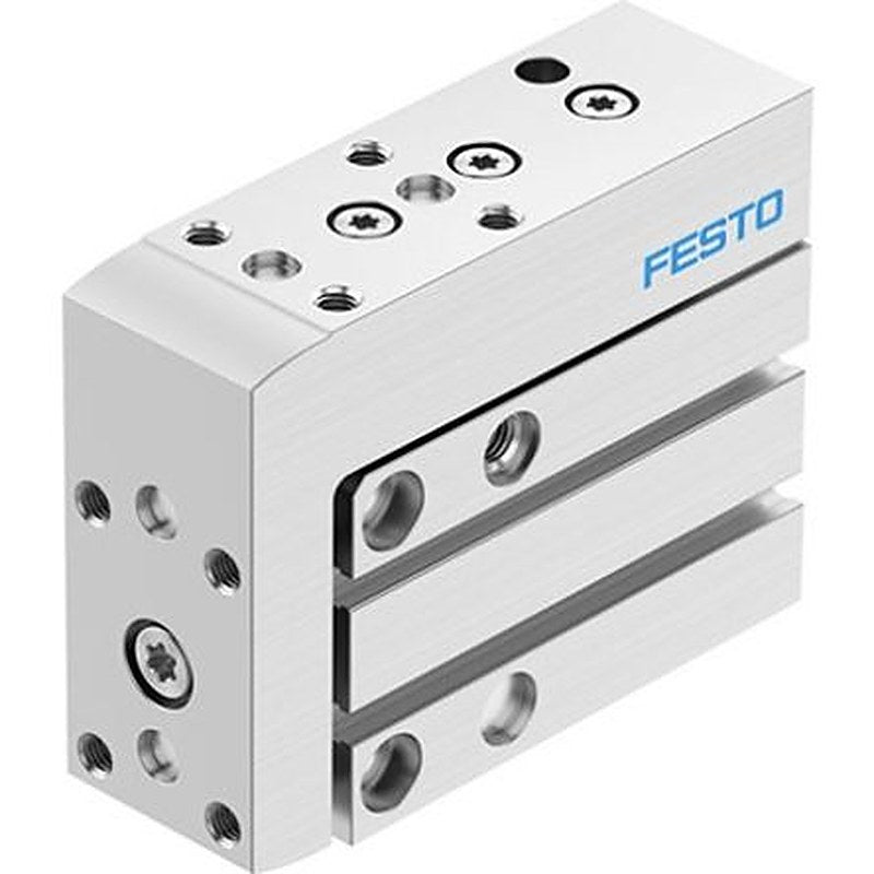 Festo Pneumatic Guided Cylinder - DGSS-16-15-E1A 16 mm Bore, DGSS Series, 15 mm Double Acting Acting