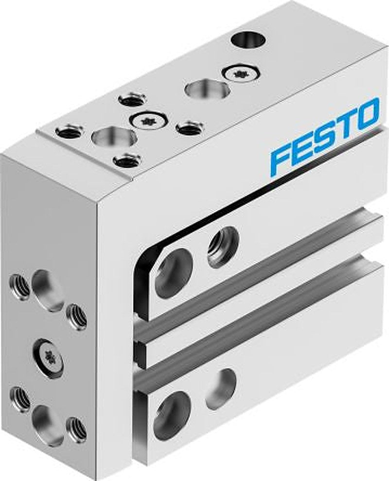 Festo Pneumatic Guided Cylinder - DGSS-6-10-E1A 6 mm Bore, DGSS Series, 10 mm Double Acting Acting