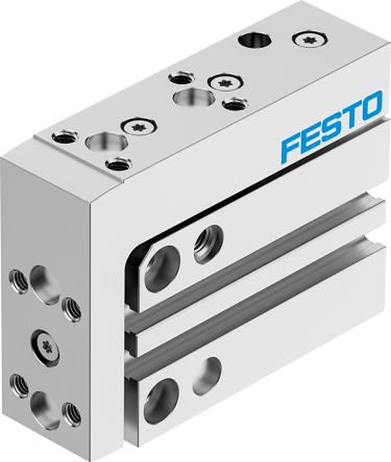 Festo Pneumatic Guided Cylinder - DGSS-6-15-E1A 6 mm Bore, DGSS Series, 15 mm Double Acting Acting