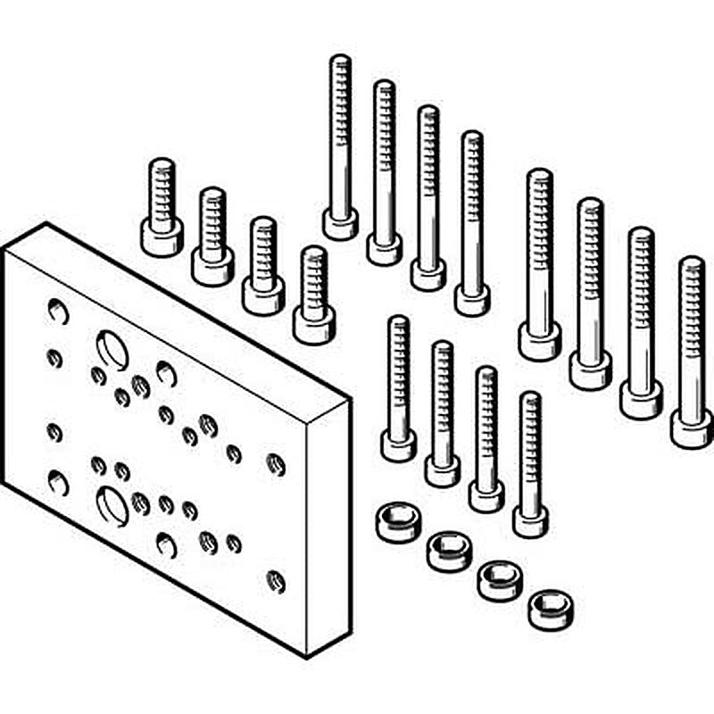 Festo Adapter Kit DHAA-D-L-25-G7-12, For Use With Handling Modules