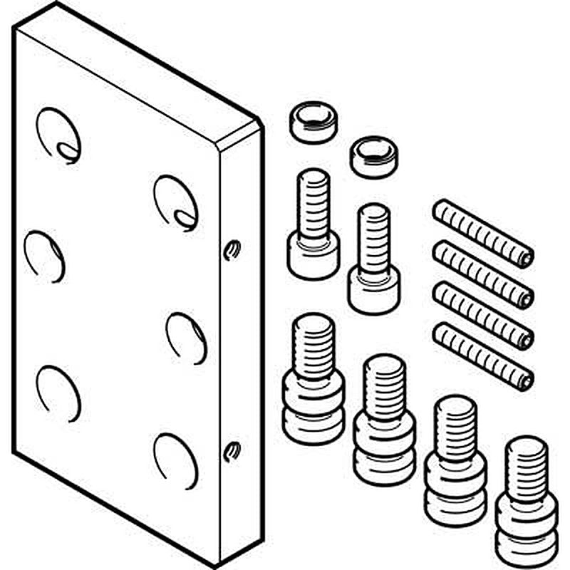 Festo Adapter Kit DHAA-G-G3-25-B11-40, For Use With Pneumatic Cylinder & Actuator