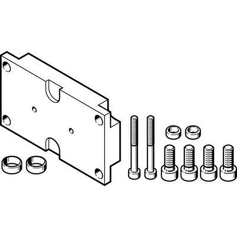 Festo Adapter Kit DHAA-G-G3-25-B6-14, For Use With Pneumatic grippers