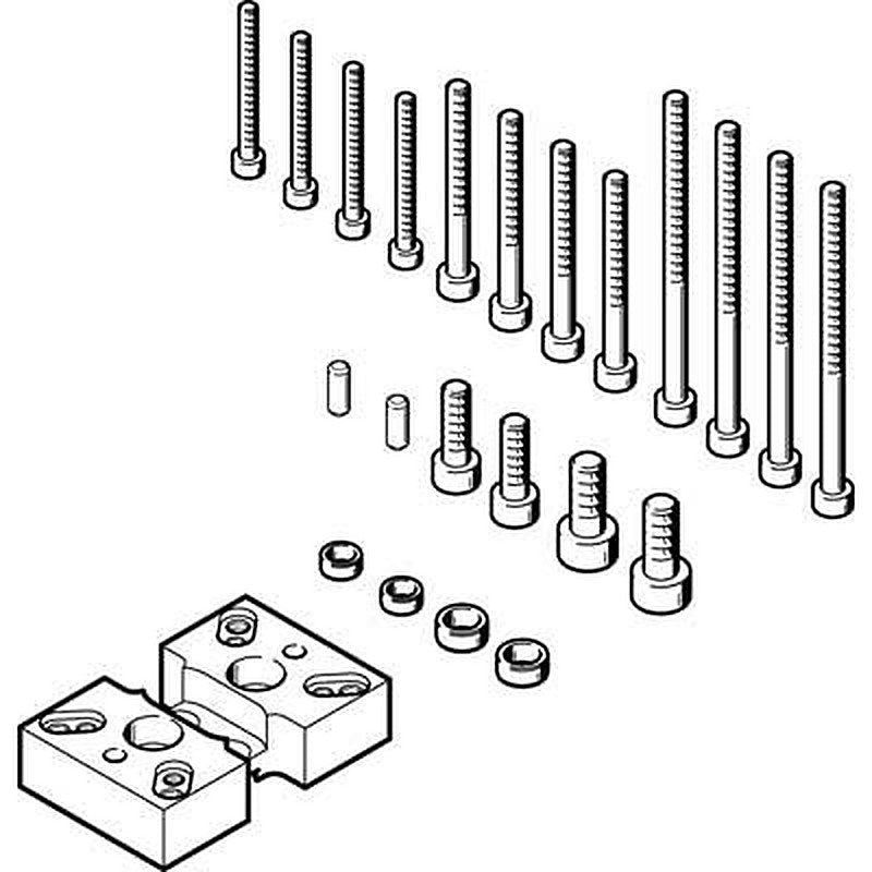 Festo Adapter Kit DHAA-G-G6-16-B8-16, For Use With Grippers