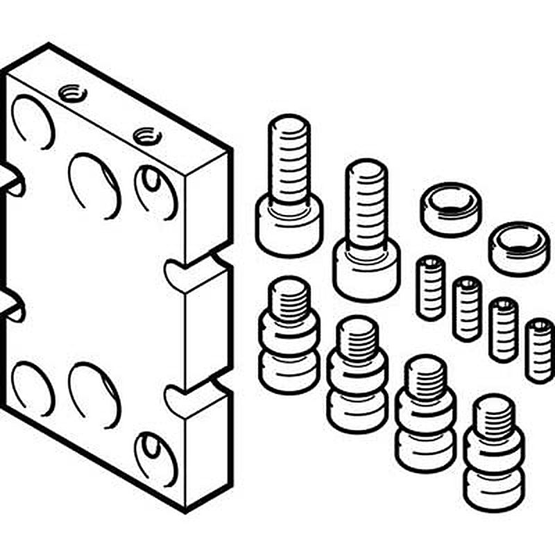 Festo Adapter Kit DHAA-G-G6-25-B11-32, For Use With Pneumatic Cylinder & Actuator