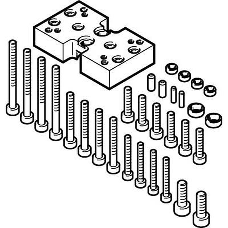Festo Adapter Kit DHAA-G-G6-8-B8-16, For Use With Pneumatic Cylinder & Actuator