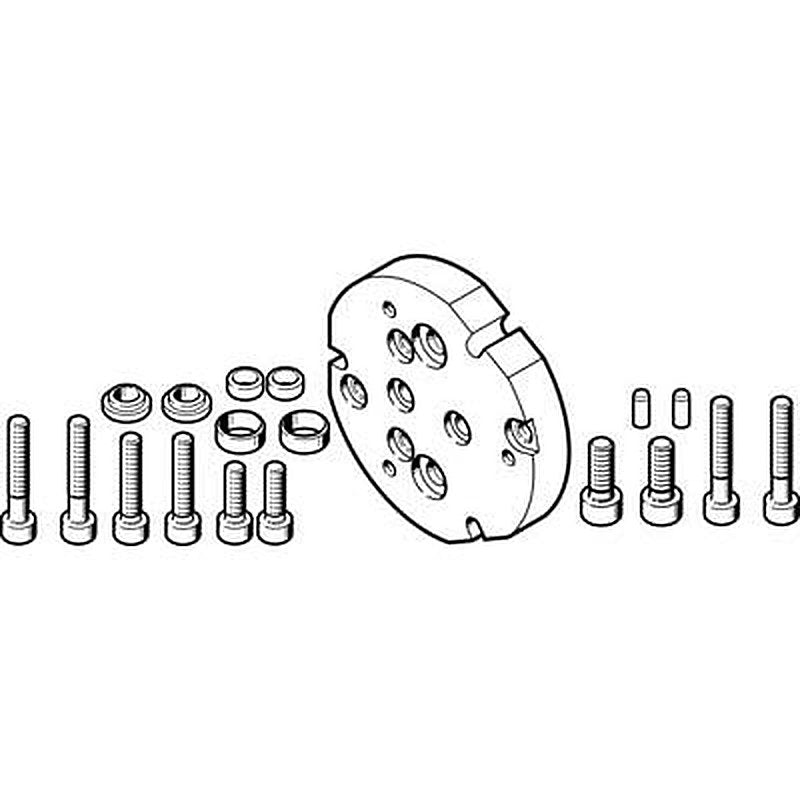 Festo Adapter Kit DHAA-G-H2-20-B13-50, For Use With Pneumatic Cylinder & Actuator
