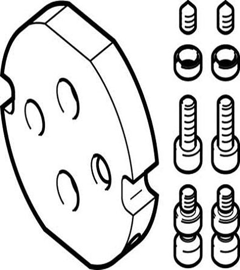 Festo Adapter Kit DHAA-G-Q11-25-B1-16, For Use With Grippers