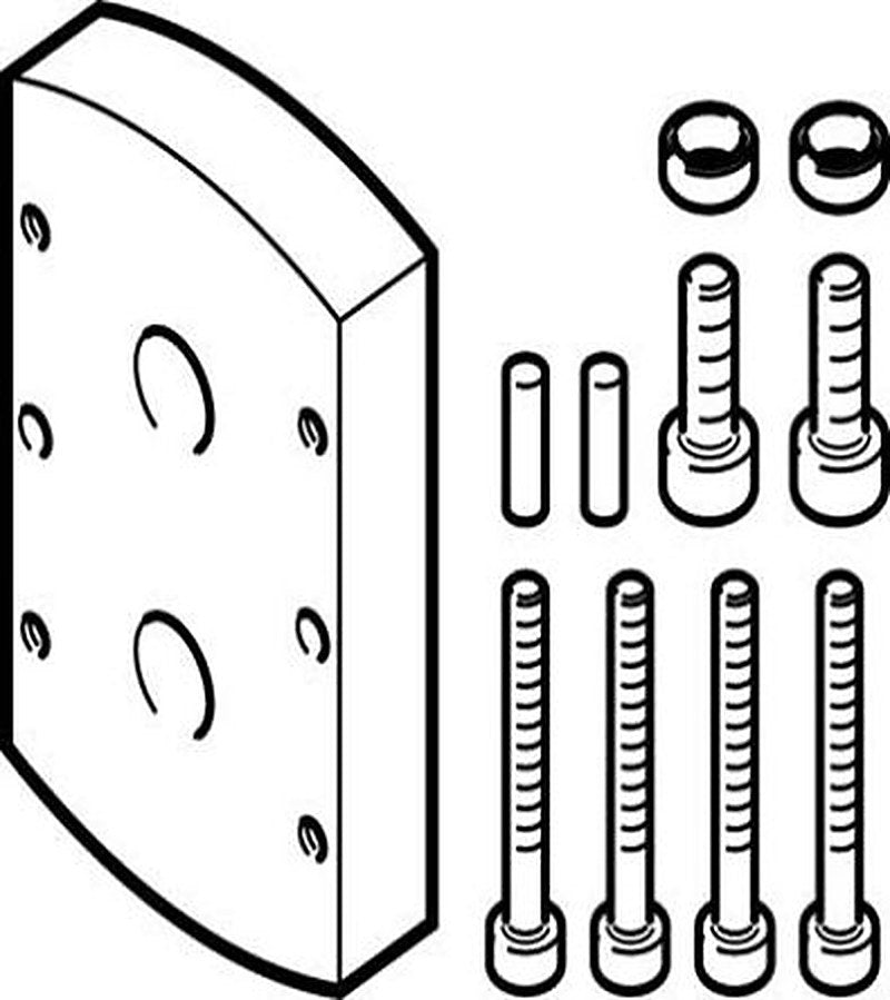 Festo Adapter Kit DHAA-G-Q11-25-B5-16, For Use With Grippers