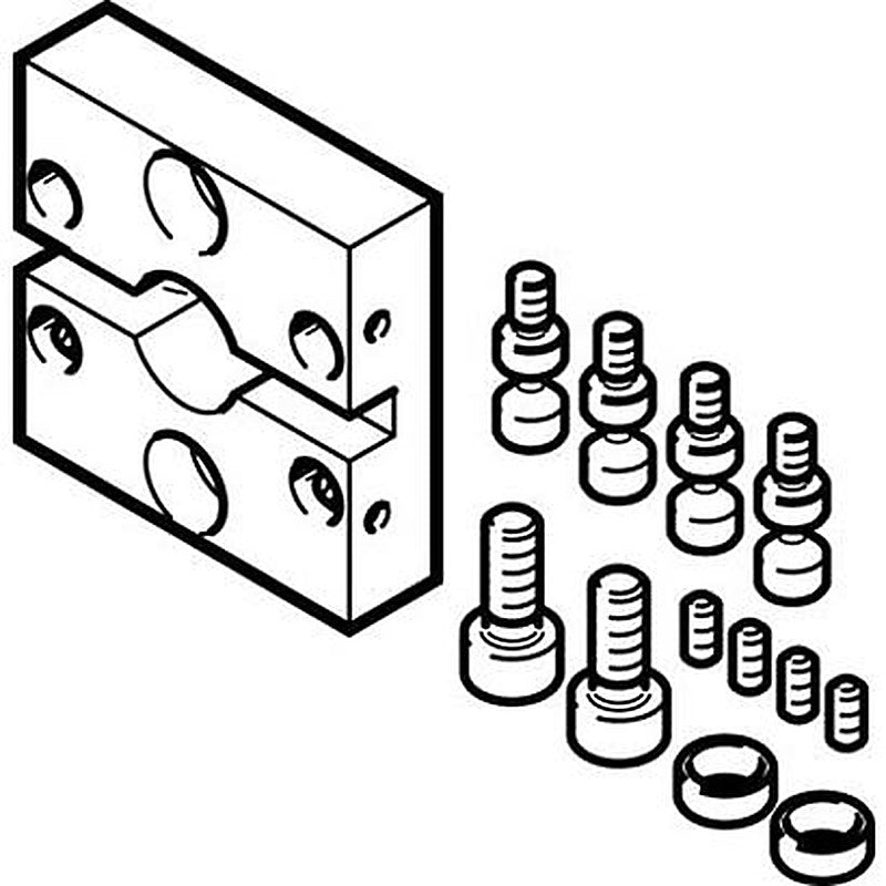 Festo Adapter Kit DHAA-G-Q5-16-B11-16, For Use With Grippers