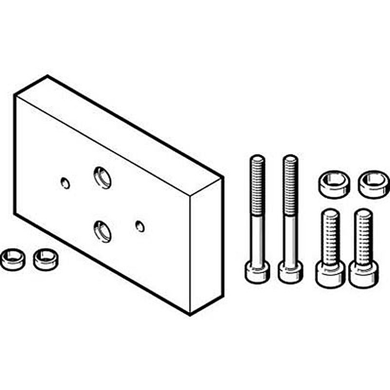 Festo Adapter Kit DHAA-G-Q5-16-B6-14-E, For Use With Pneumatic Cylinder & Actuator