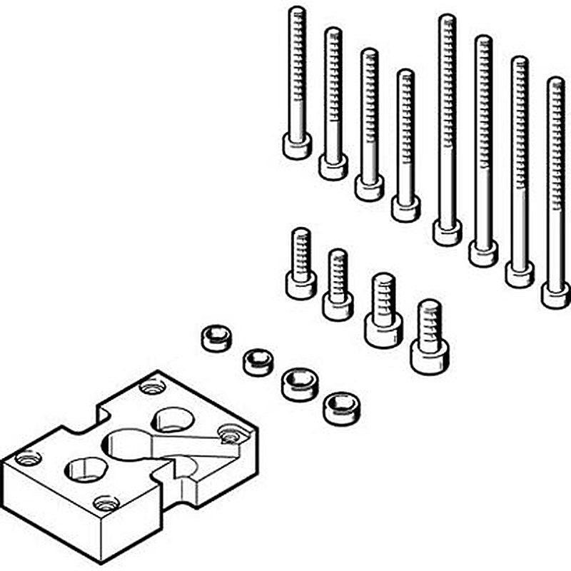 Festo Adapter Kit DHAA-G-Q5-16-B8-20, For Use With Pneumatic grippers