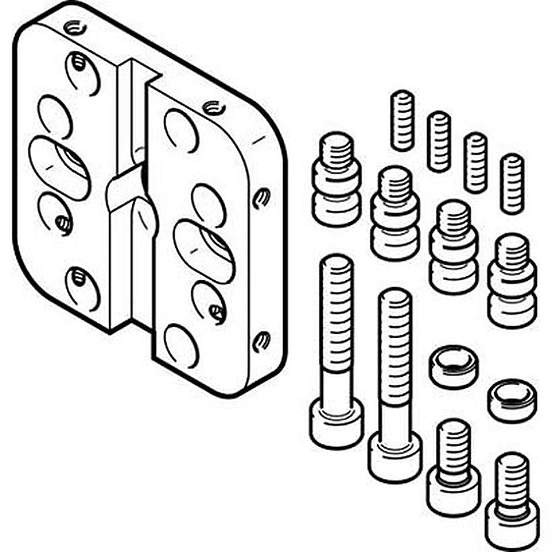 Festo Adapter Kit DHAA-G-Q5-25-B11-25, For Use With Pneumatic Cylinder & Actuator