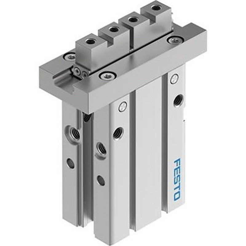 Festo 2 Finger Double Acting Action Pneumatic Gripper, DHPC-L-20-A-NC-S-2, Parallel Gripping Type
