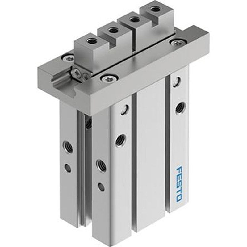 Festo 2 Finger Double Acting Action Pneumatic Gripper, DHPC-L-25-A-NC-S-2, Parallel Gripping Type