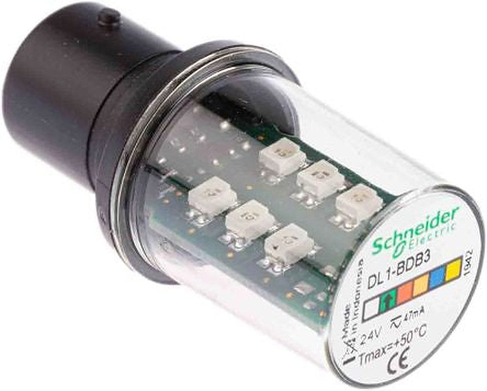 Schneider Electric BA15D LED Lamp, Green