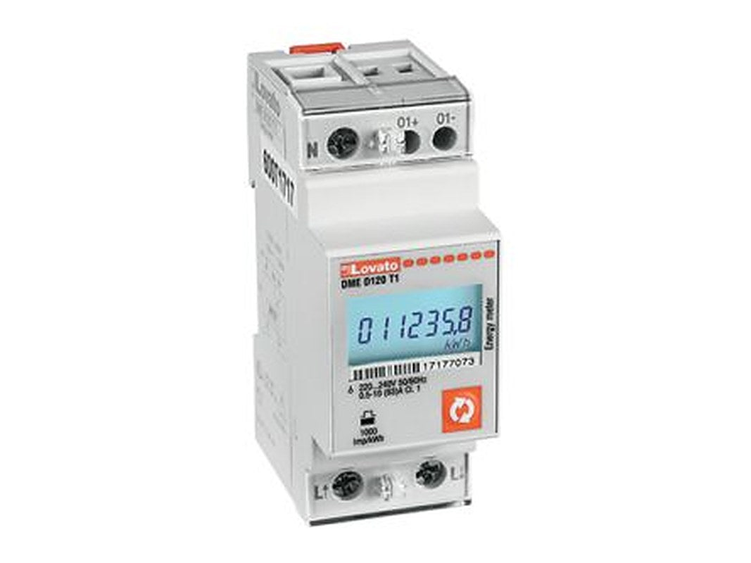 Lovato 1 Phase LCD Energy Meter, Type Single-Phase Energy Meter
