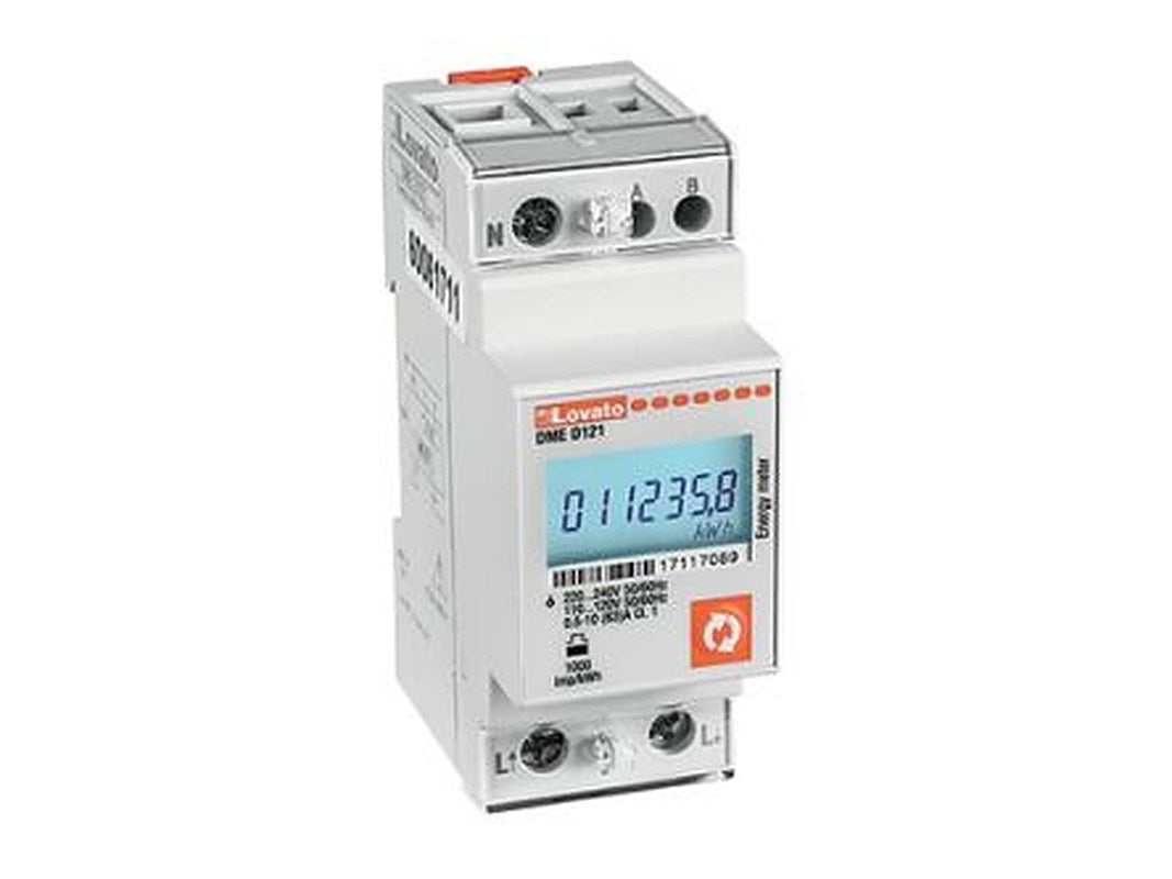 Lovato 1 Phase LCD Energy Meter, Type Energy Meter