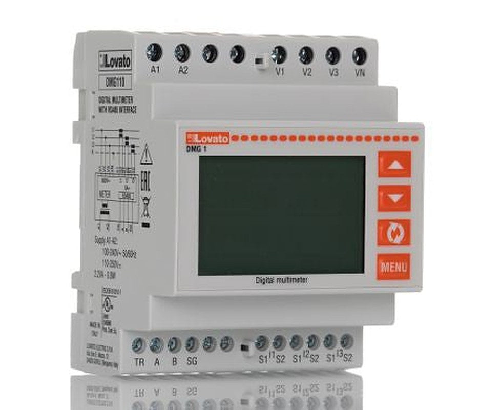 Lovato 3 Phase LCD Digital Panel Multifunction Meter, Type Electronic