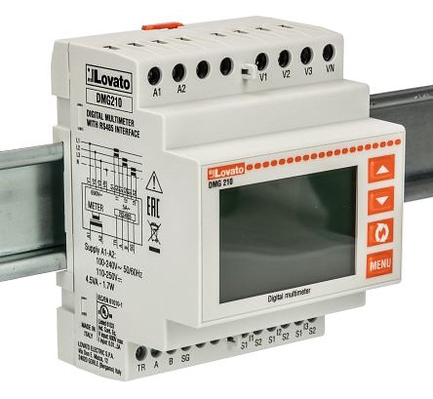 Lovato 3 Phase LCD Digital Panel Multifunction Meter, Type Electronic