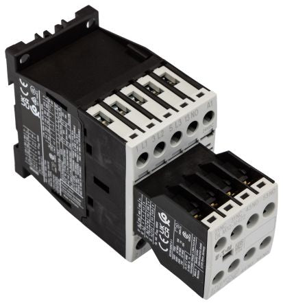 Eaton Contactor, 400V Coil, 3-Pole, 9 A, 4 kW, 3 NO/2 NC, 690V