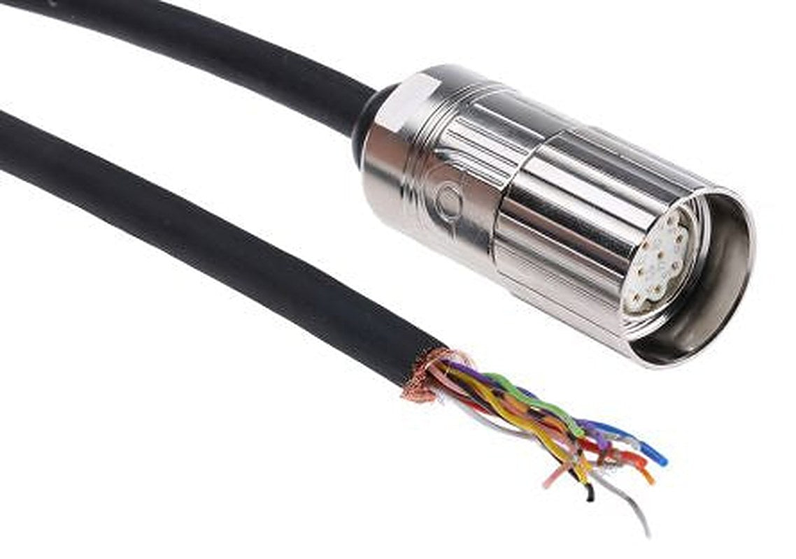 SICK Female 12 way M23 to Unterminated Flying Lead Sensor Actuator Cable, 3 m
