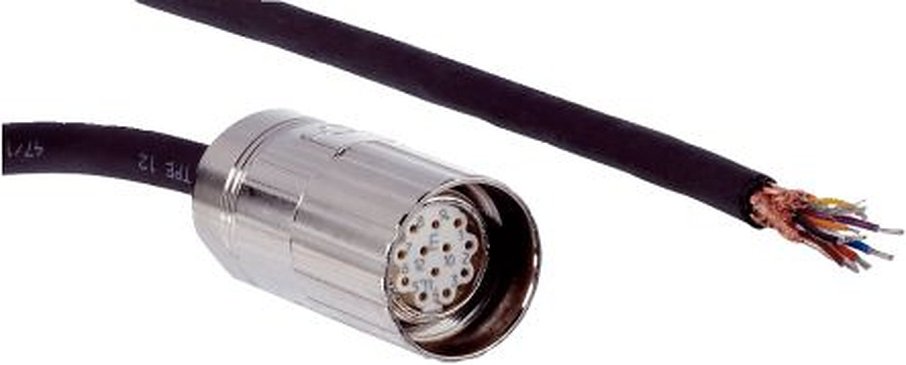 SICK Female 12 way M23, Straight to Unterminated Free Cable End Connector Cable, 5 m