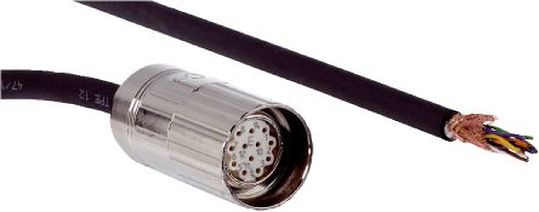 SICK Female 12 way M23, Straight to Unterminated Free Cable End Connector Cable, 30 m