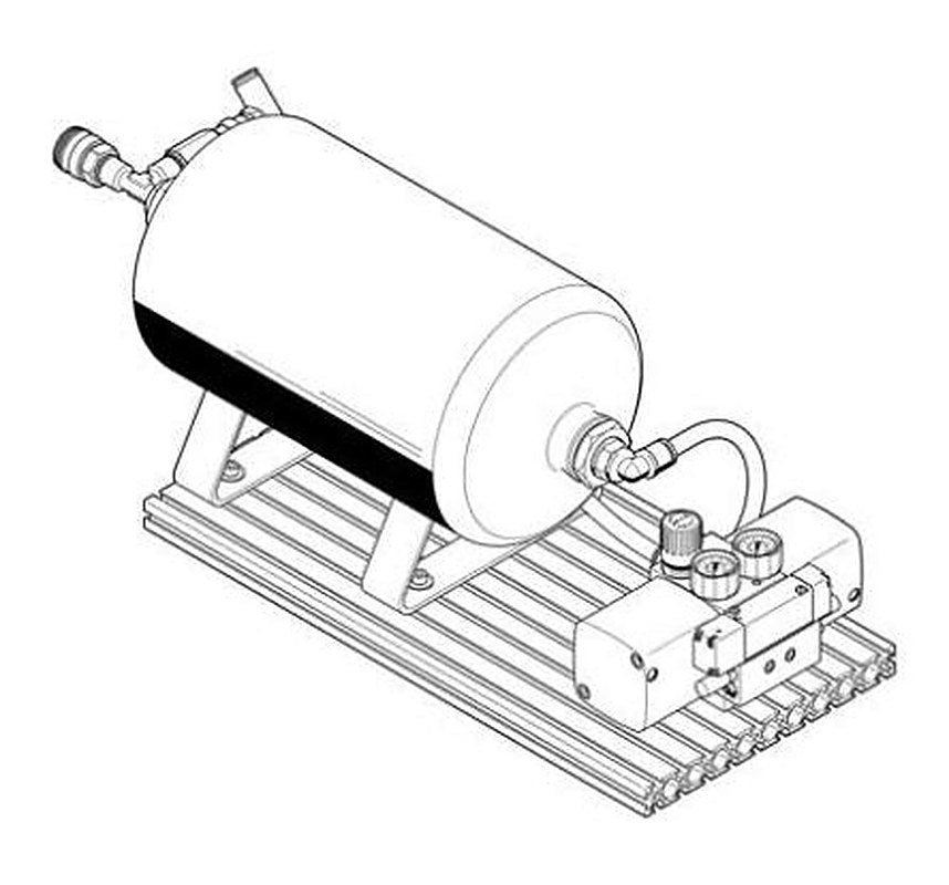 Festo DPA Pneumatic Booster Regulator, KD4, QS-10, Silencer