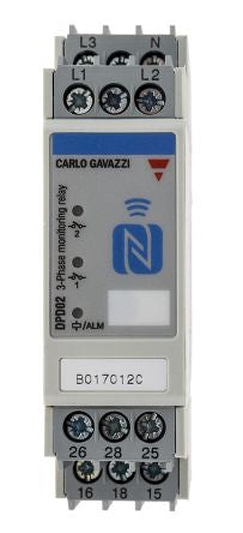Carlo Gavazzi Monitoring Relay, 3 Phase, SPDT, DIN Rail, 315V ac