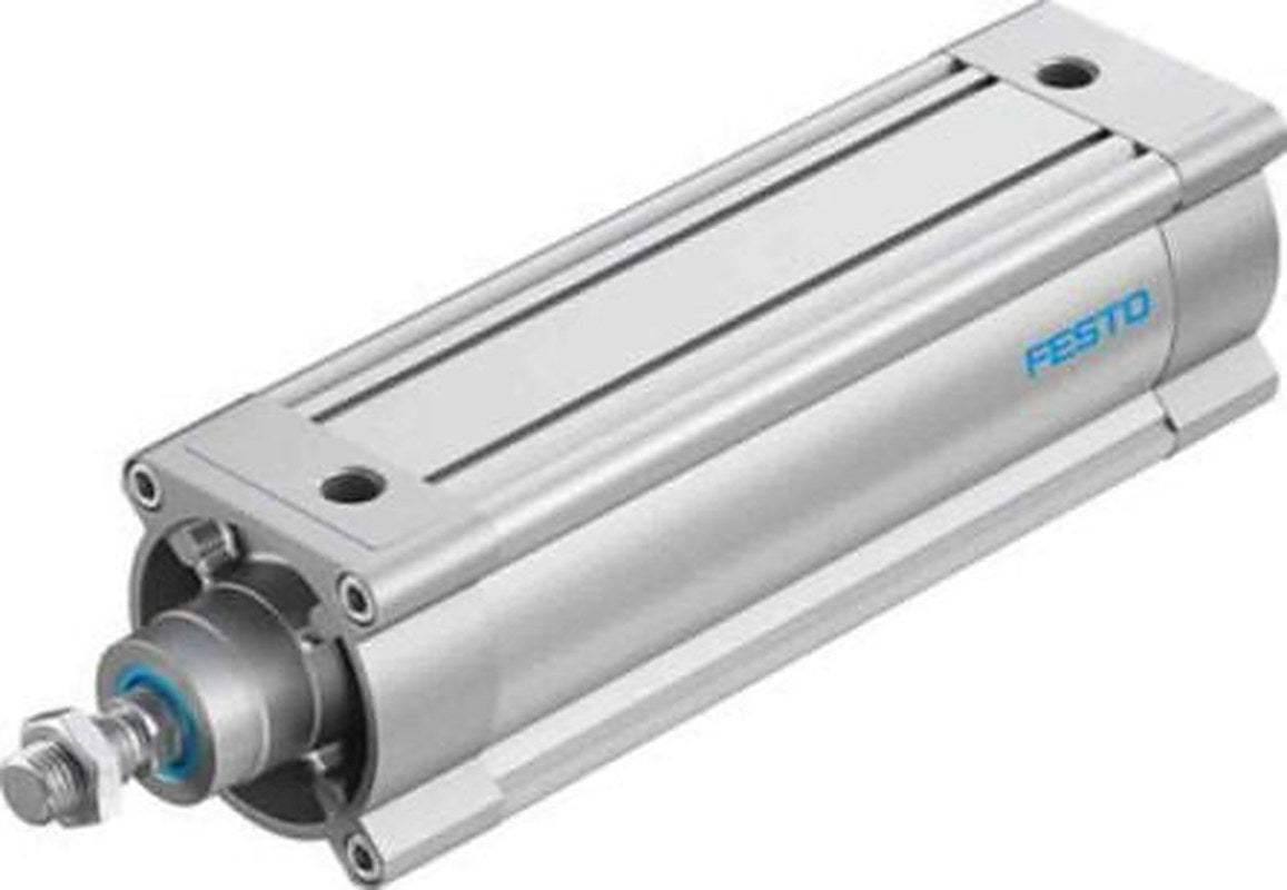 Festo Pneumatic Piston Rod Cylinder - 1384898 100 mm Bore, 250 mm DSBC Series, Double Acting Acting