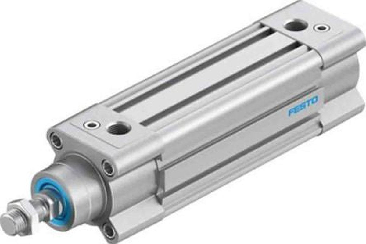 Festo Pneumatic Piston Rod Cylinder - 3660622 40 mm Bore, 80 mm DSBC Series, Double Acting Acting
