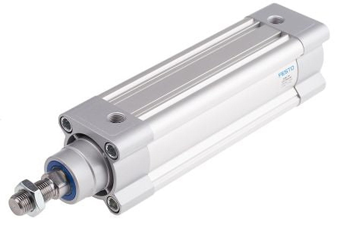 Festo Pneumatic Piston Rod Cylinder - 1376308 50 mm Bore, 125 mm DSBC Series, Double Acting Acting