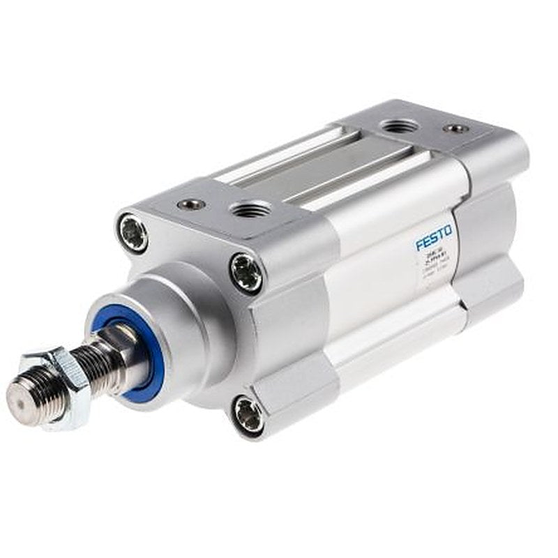 Festo Pneumatic Piston Rod Cylinder - 1366948 50 mm Bore, 25 mm DSBC Series, Double Acting Acting