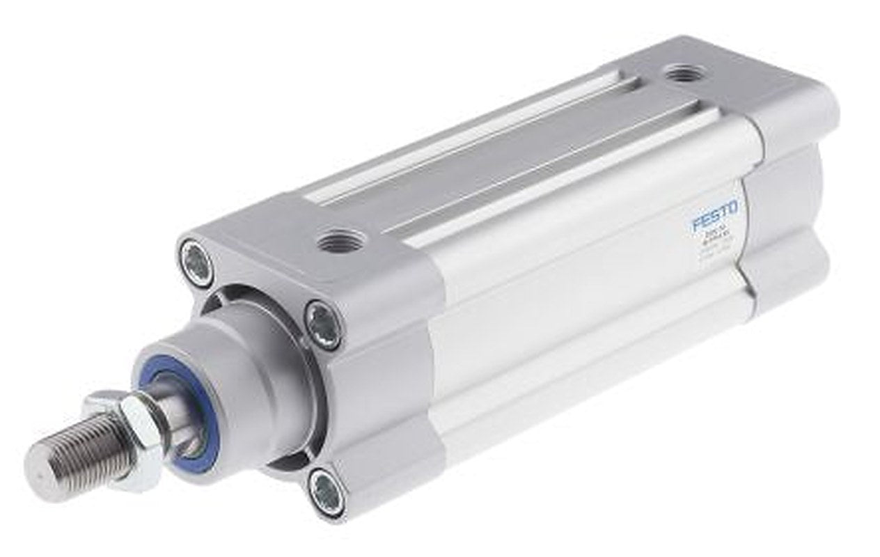 Festo Pneumatic Piston Rod Cylinder - 1376306 50 mm Bore, 80 mm DSBC Series, Double Acting Acting