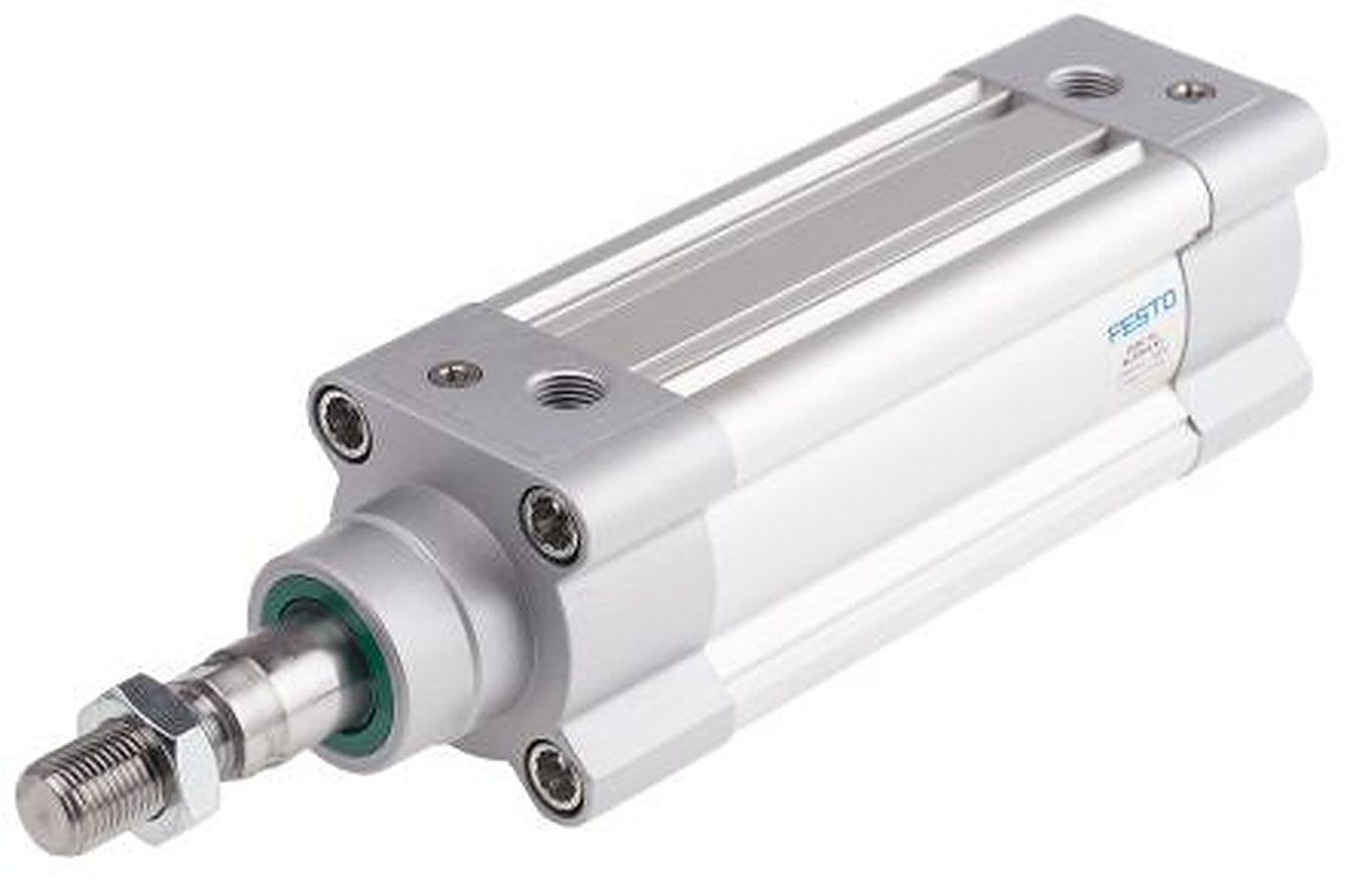 Festo Pneumatic Piston Rod Cylinder - 1366951 50 mm Bore, 80 mm DSBC Series, Double Acting Acting
