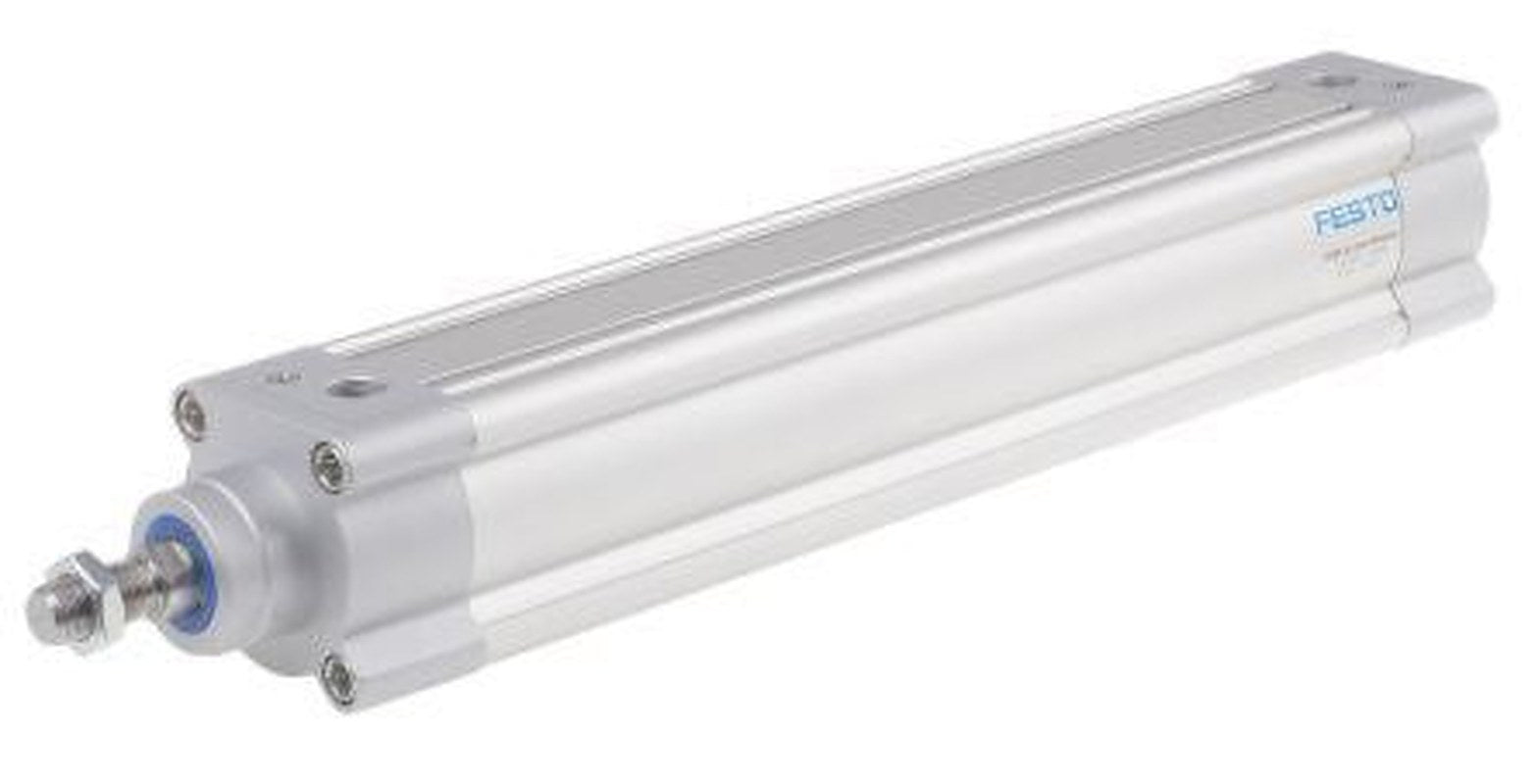 Festo Pneumatic Piston Rod Cylinder - 1383588 63 mm Bore, 400 mm DSBC Series, Double Acting Acting