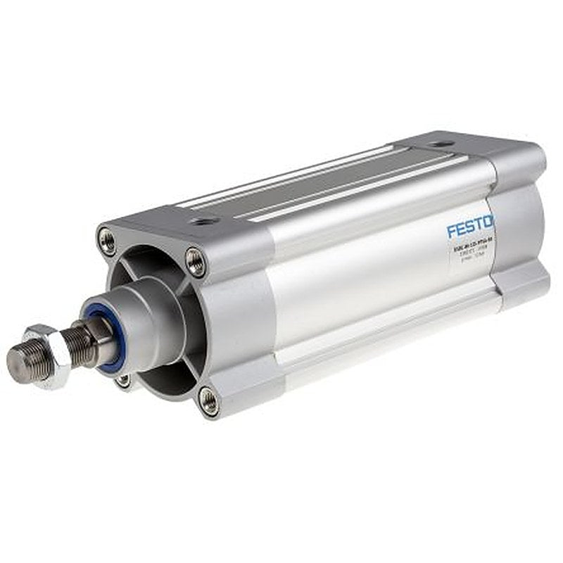 Festo Pneumatic Piston Rod Cylinder - 80 mm Bore, 125 mm DSBC Series, Double Acting Acting