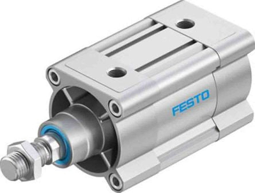 Festo Pneumatic Piston Rod Cylinder - 2126637 80 mm Bore, 30 mm DSBC Series, Double Acting Acting