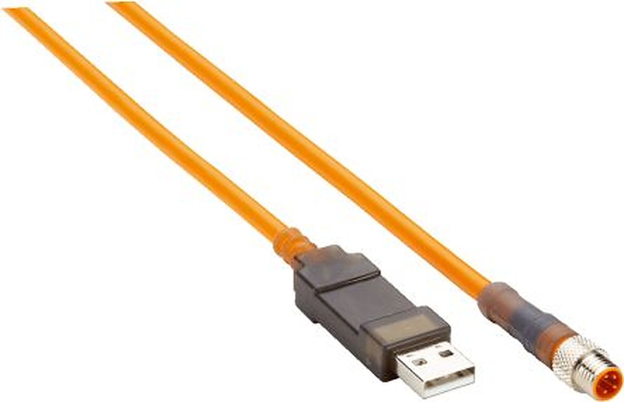 SICK Male 4 way M8, Straight to Male 8 way USB Type A Connector Cable, 10 m