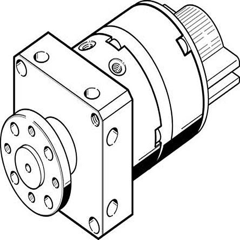 Festo DSM Series 8 bar Double Acting Action Pneumatic Rotary Actuator, 10 mm Bore, 200 °