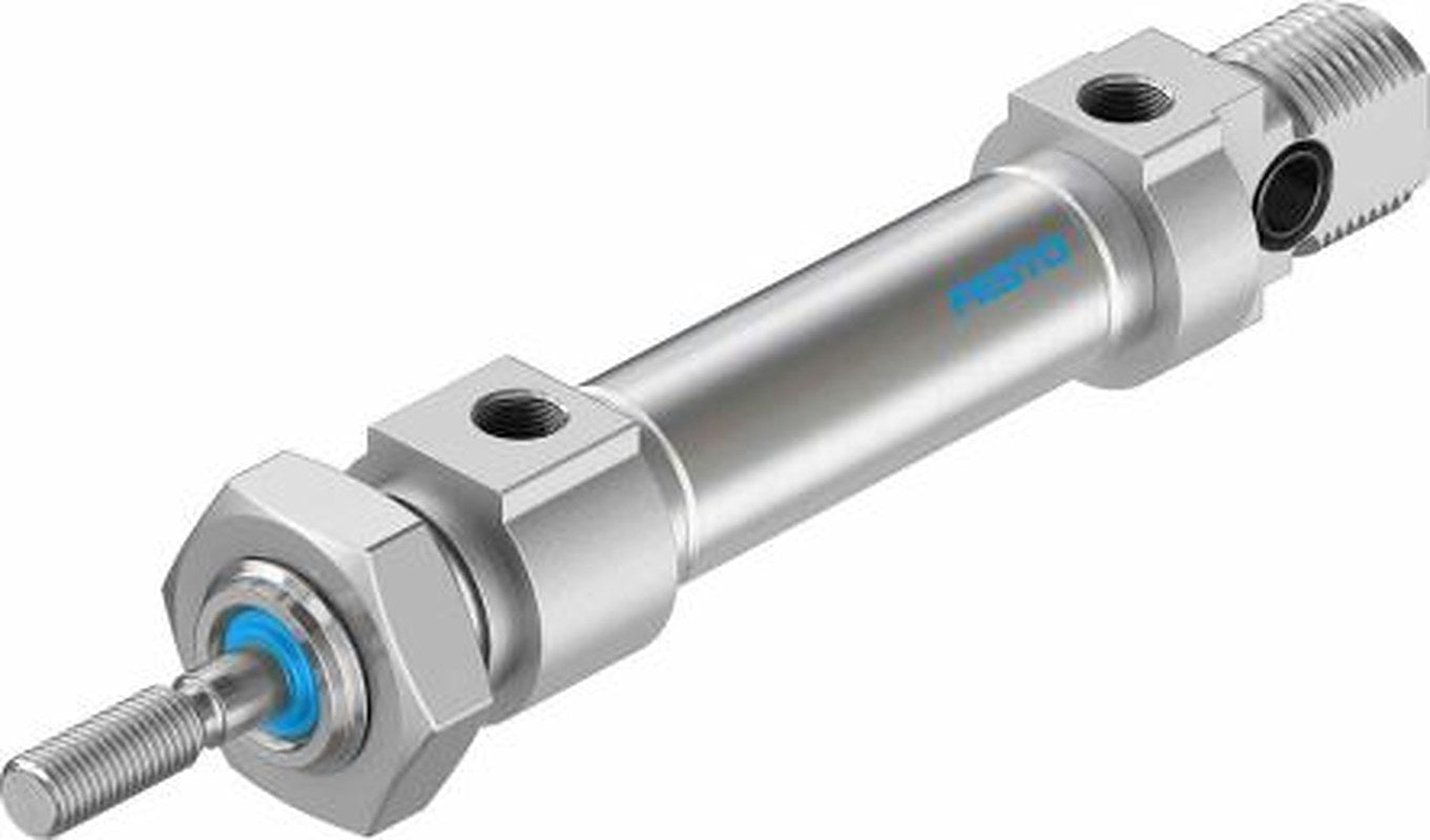 Festo 10 mm Pneumatic Roundline Cylinder - 19183 DSNU Series, Double Acting Acting