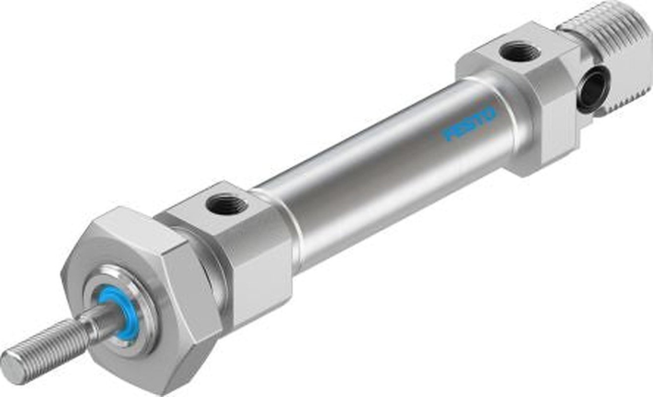 Festo 15 mm Pneumatic Piston Rod Cylinder - 1908251 DSNU Series, Double Acting Acting