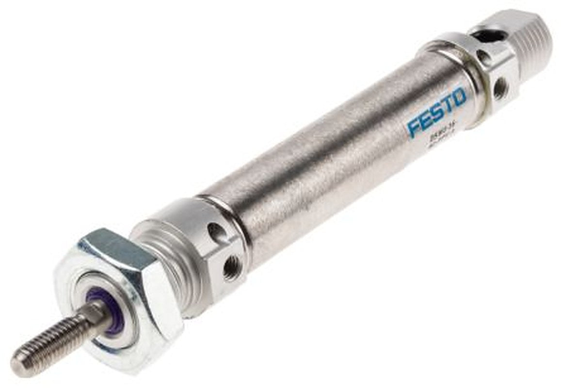 Festo 500 mm Pneumatic Piston Rod Cylinder - 19229 DSNU Series, Double Acting Acting